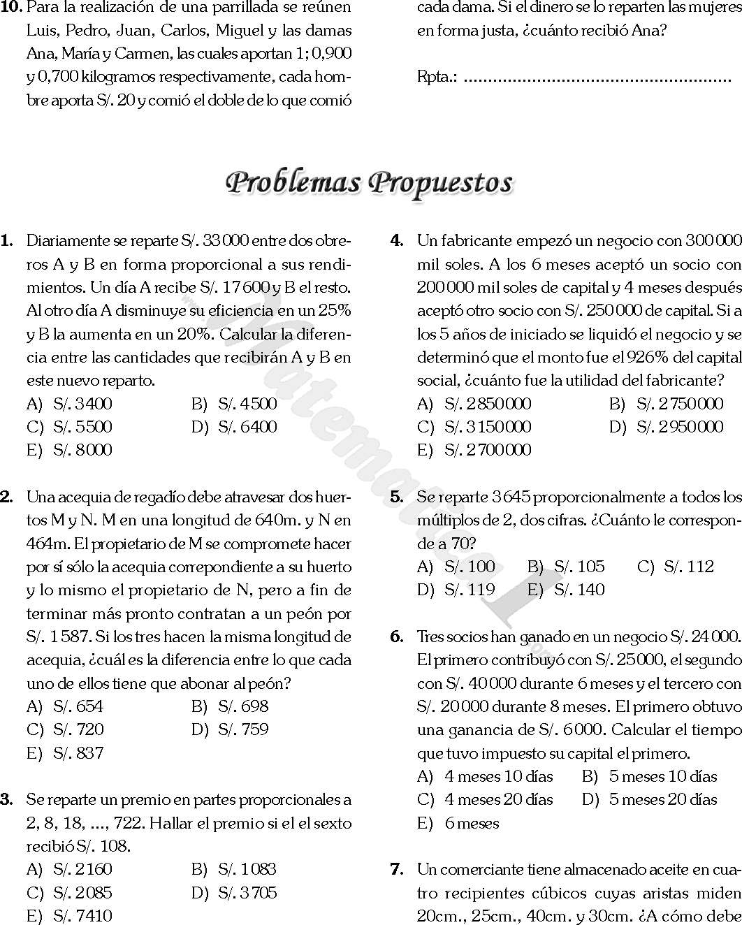 REPARTO PROPORCIONAL EJERCICIOS EBOOK DOWNLOAD REPARTO PROPORCIONAL EJERCICIOS EBOOK DOWNLOAD